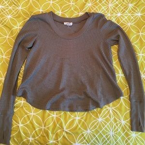 LA hearts crop sweater