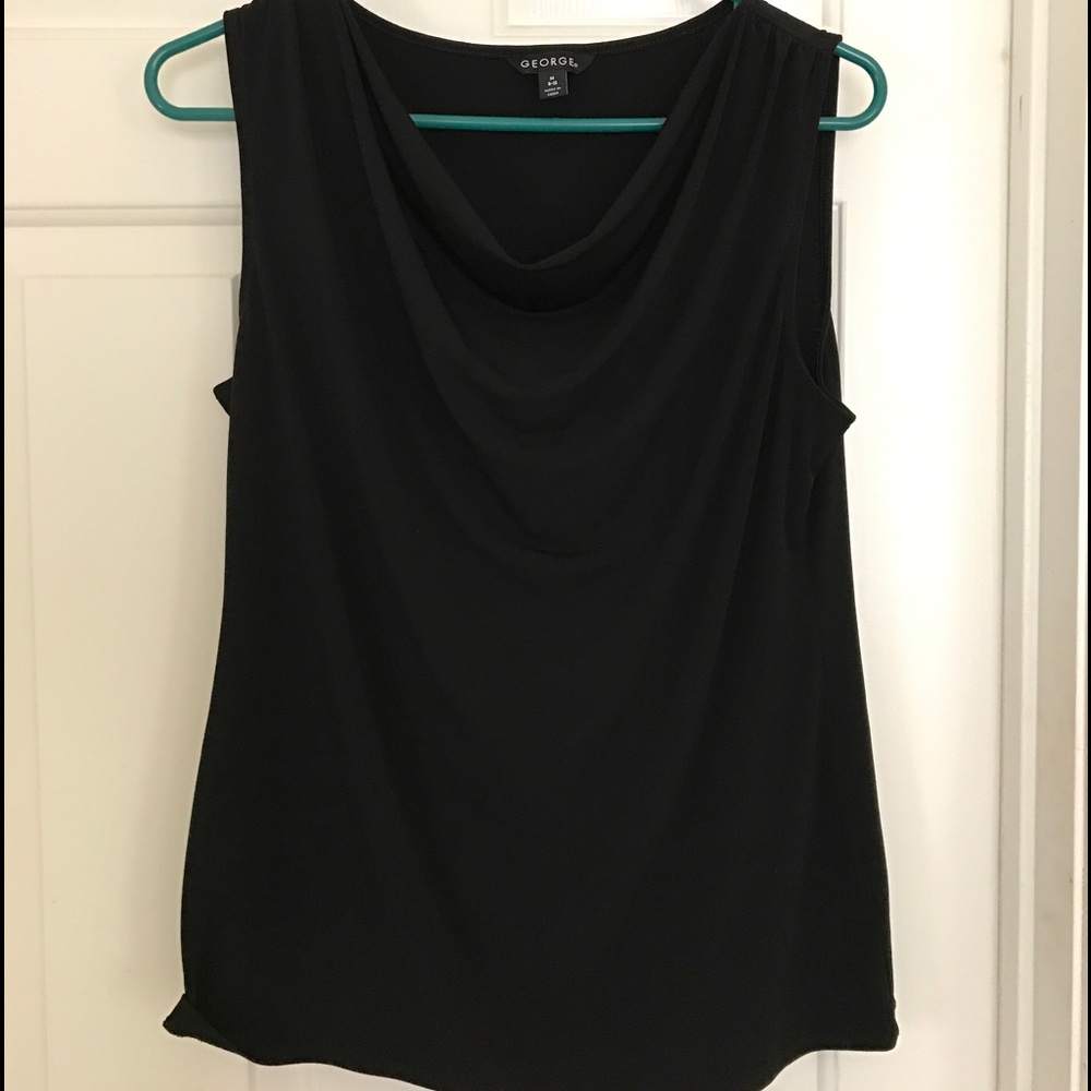 Women's dressy black muscle tank  M