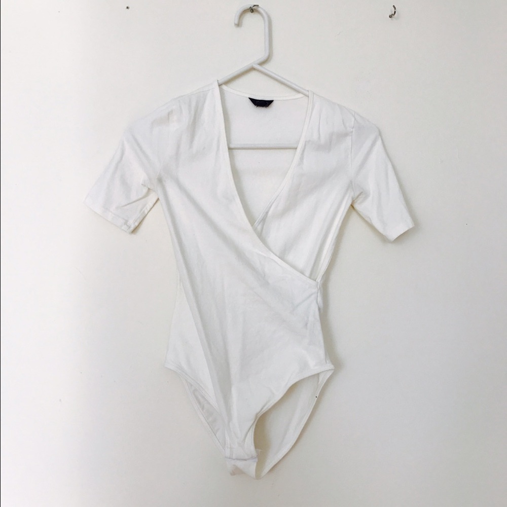 Topshop White bodysuit