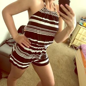 Adorable backless romper