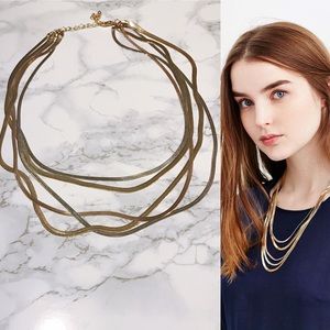 Urban Outfitters Mixed Metal Layers Necklace