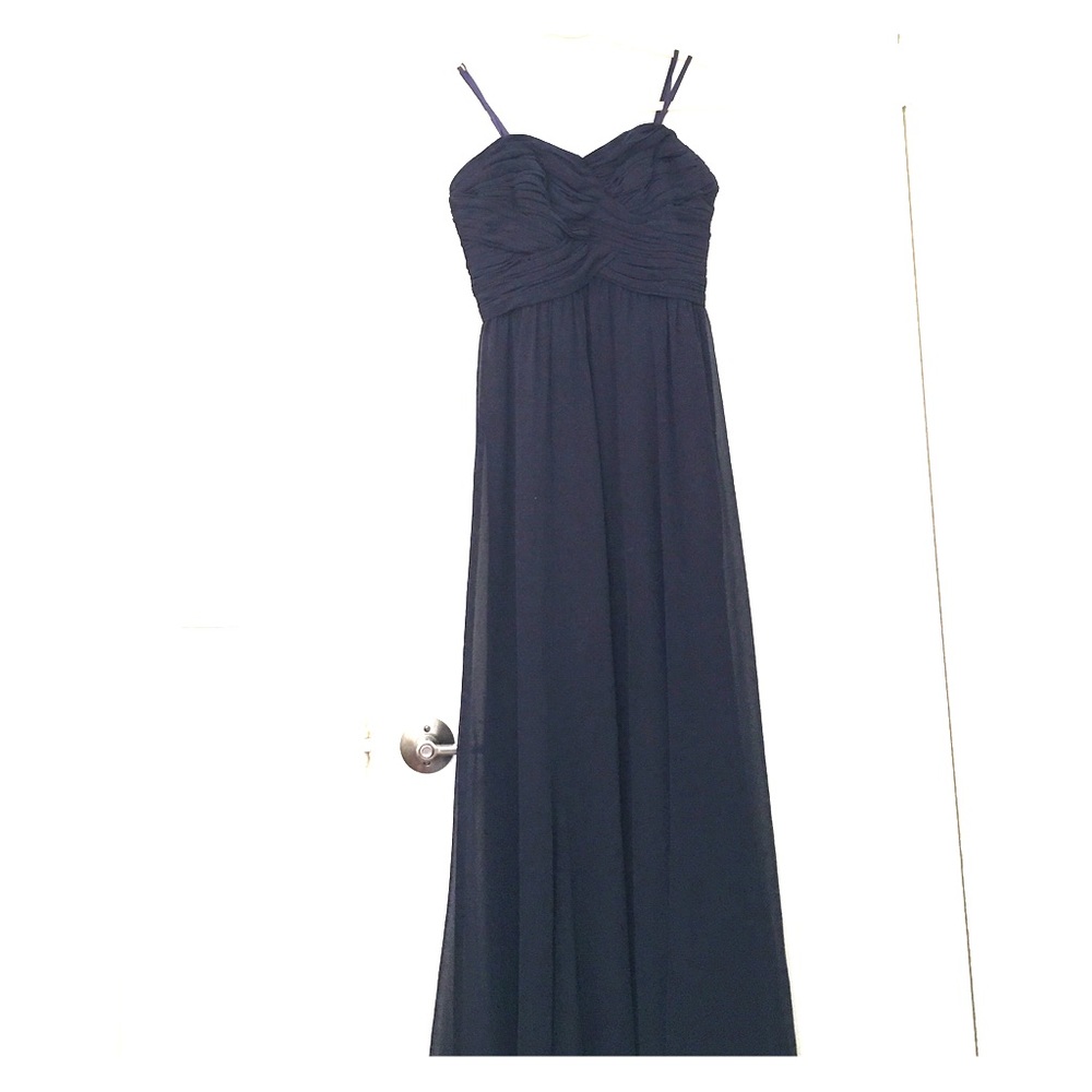 Ralph Lauren navy long dress