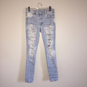 American Eagle destroyed jeans