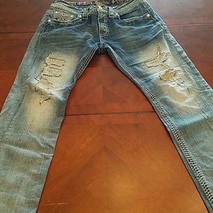 Men's Rock Revival Mikael Straight Leg