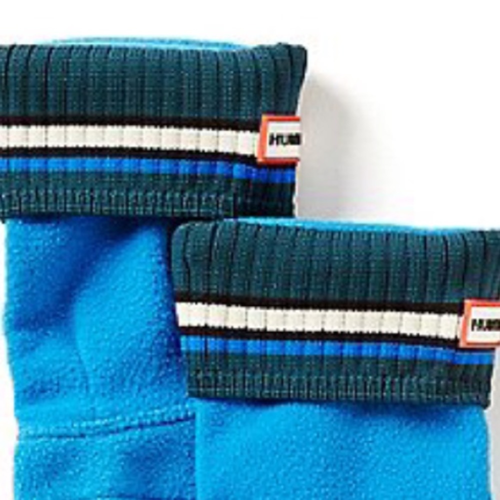 HUNTER Kids Socks Bouy Stripe Cuff Socks Large