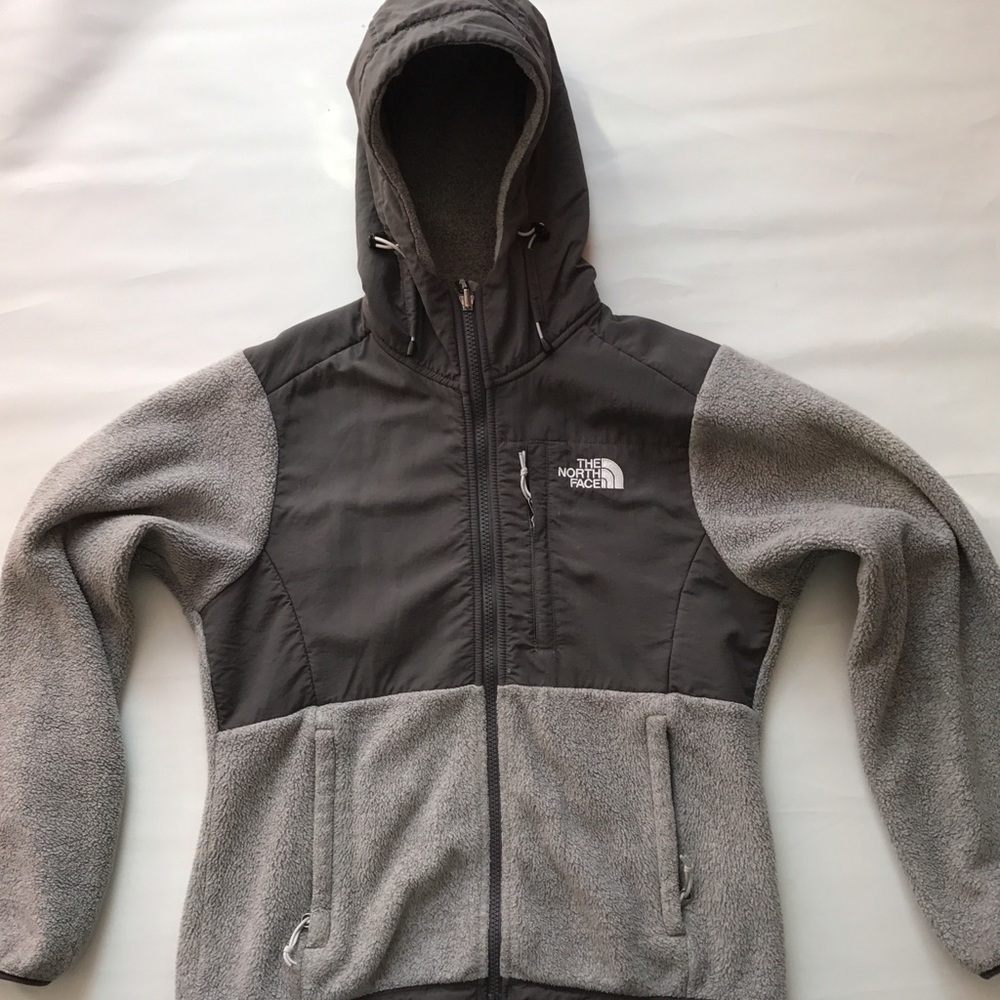 Womens North face fleece jacket Gray XS