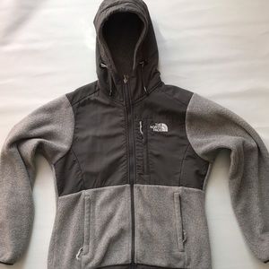 Womens North face fleece jacket Gray XS