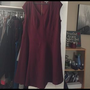 Maroon Dress