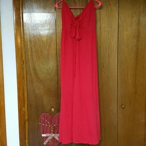 🎉Strapless cutout maxi dress