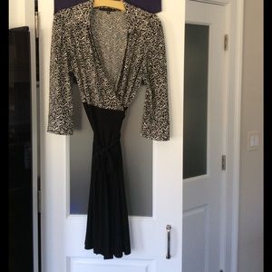 3/4 Sleeve wrap dress