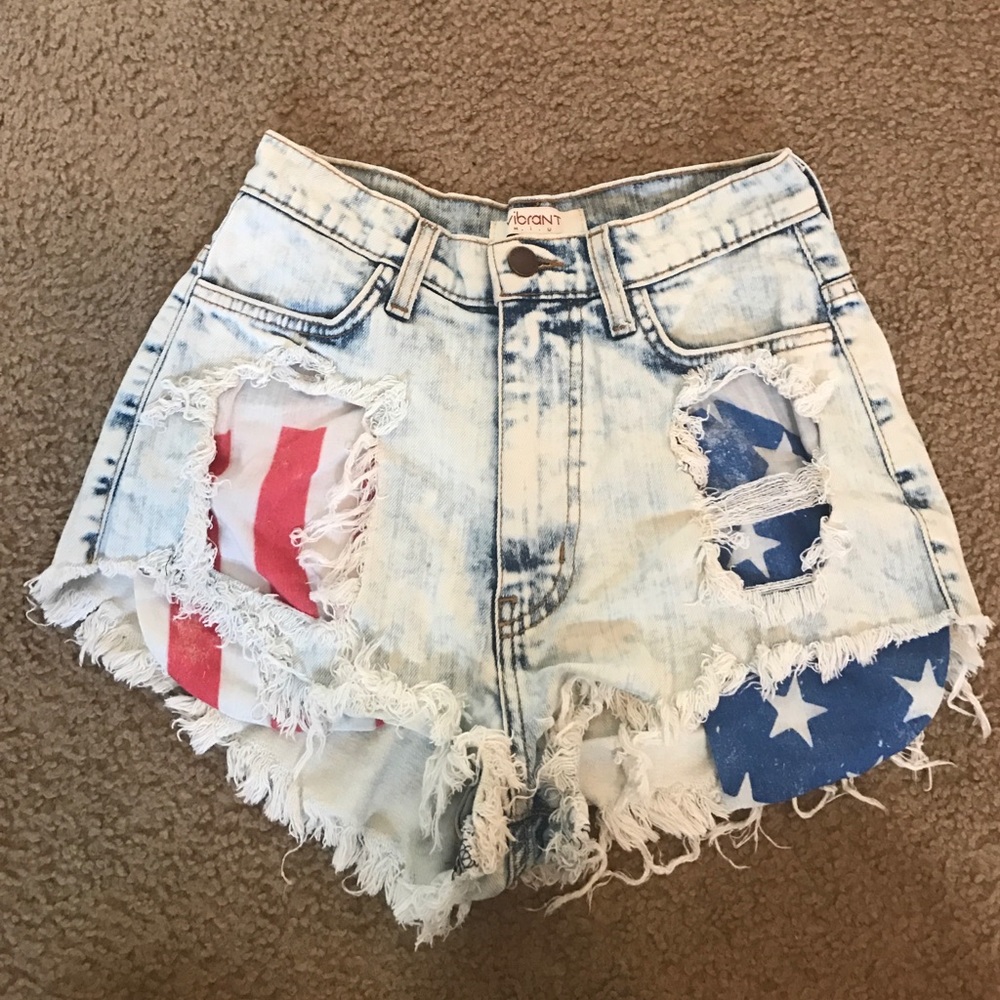 High waisted shorts