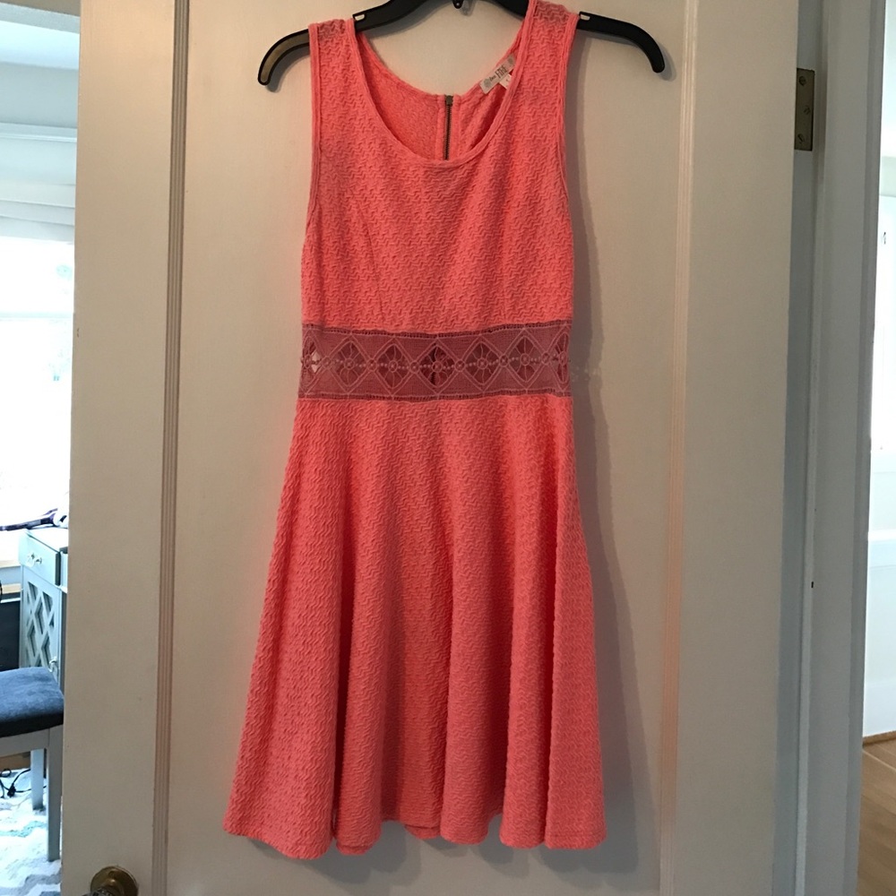 Dress w/ see-through detailing