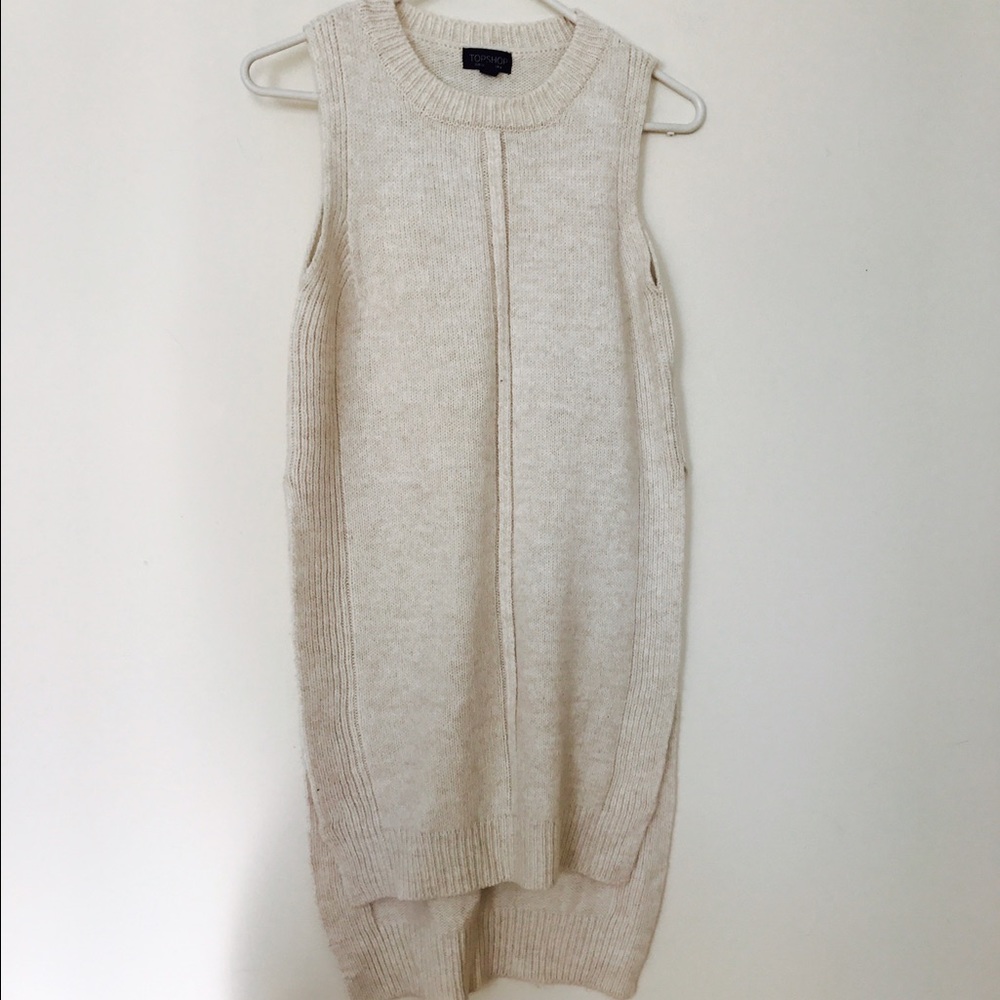 Topshop Sleeveless knit tunic
