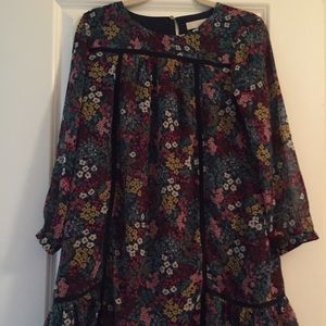 NWT Loft wildflower babydoll dress