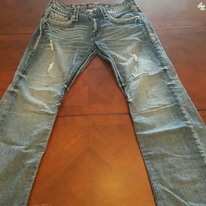 Men's Rock Revival Kevin Relaxed Straight