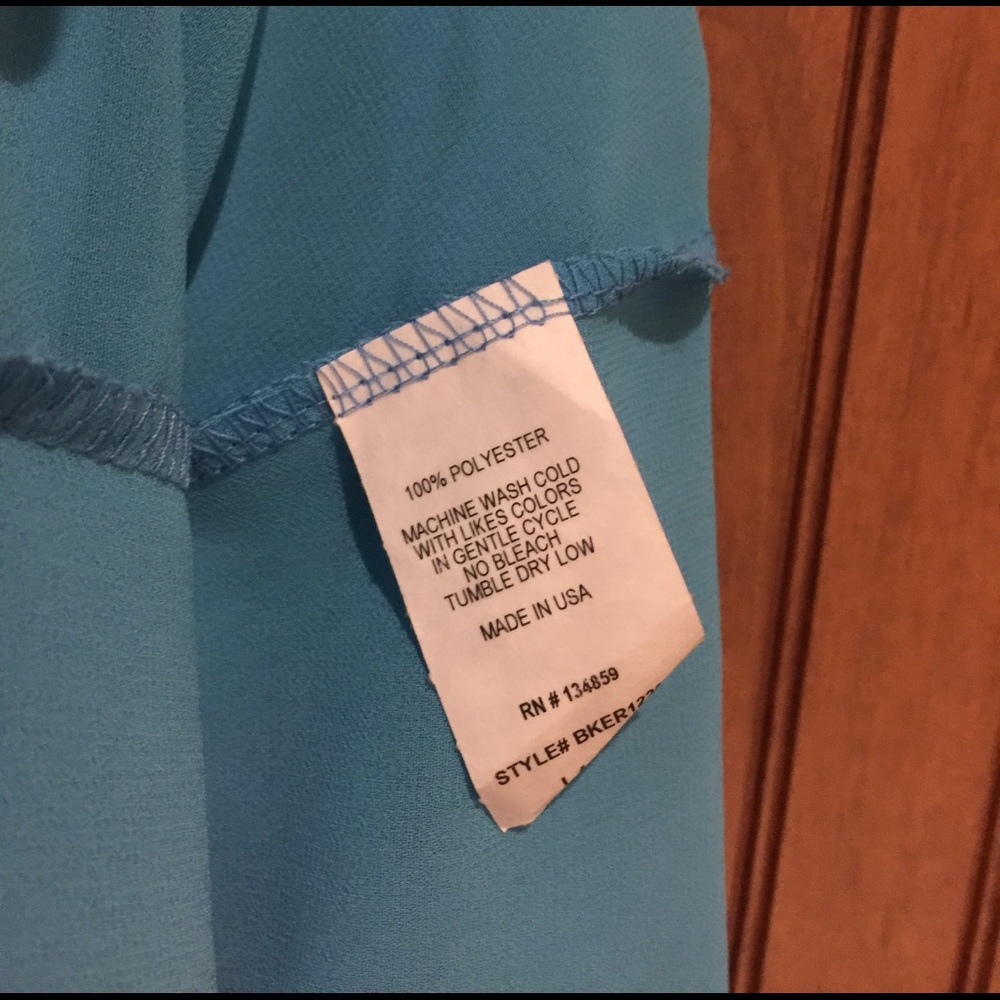 Spaghetti Strap Ruffle Blouse - Picture 3 of 3