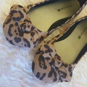 leopard print flats wide width