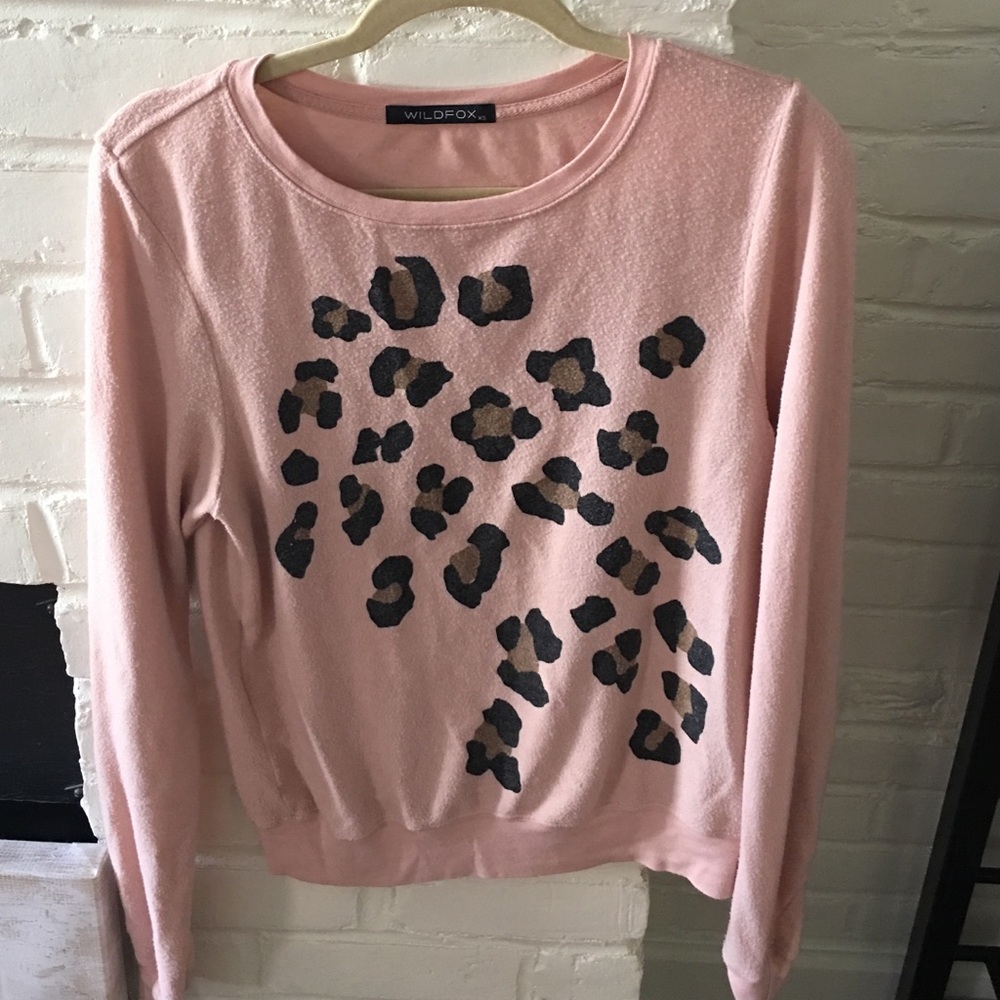 Wildfox Leopard Long sleeve