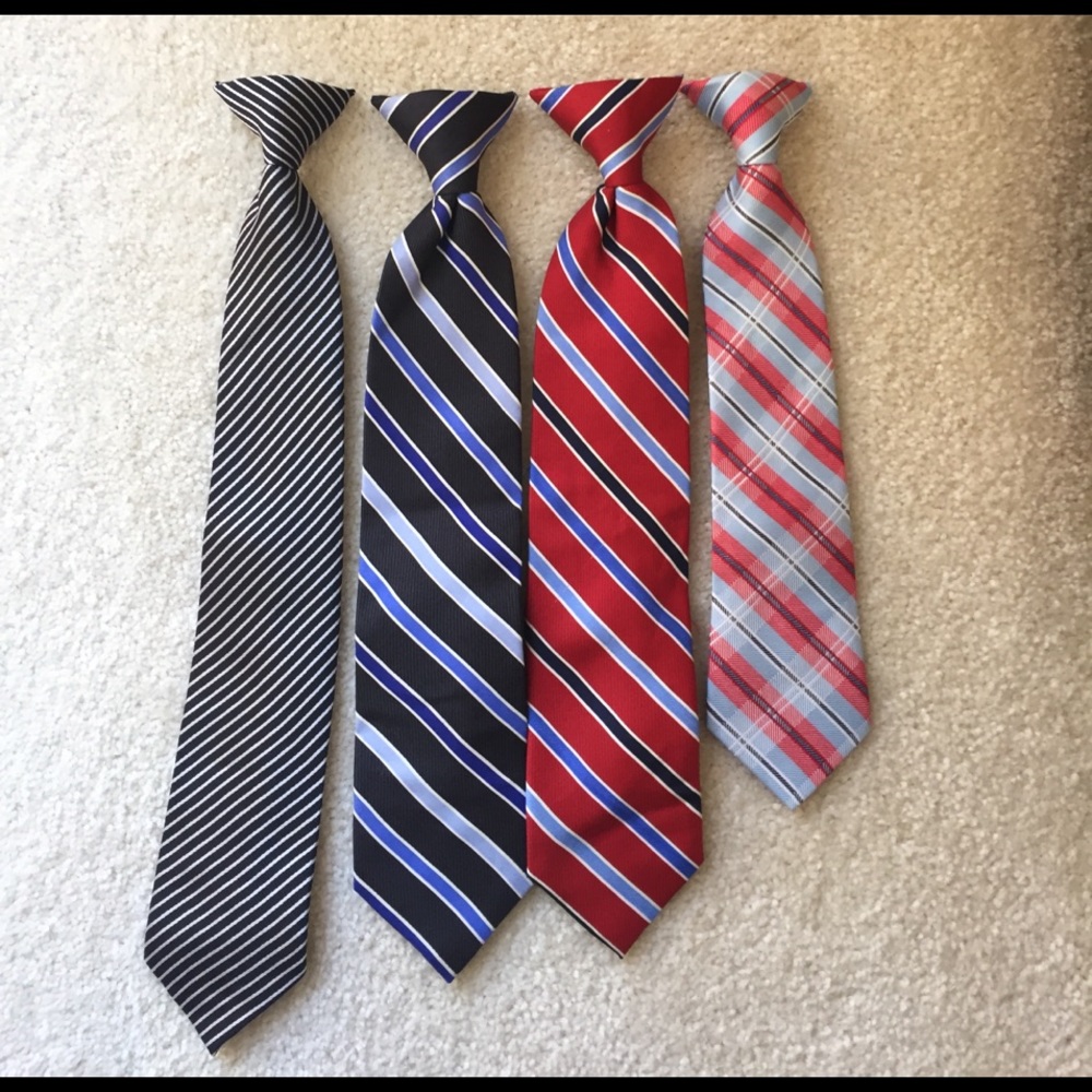 Lot of 4 boys neckties