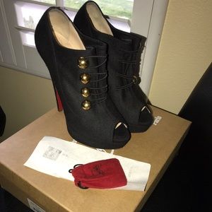 Authentic Christian Louboutin Booties {39}