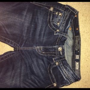 Dark wash miss me jeans