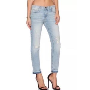 Current/Elliot Cropped Straight Jean