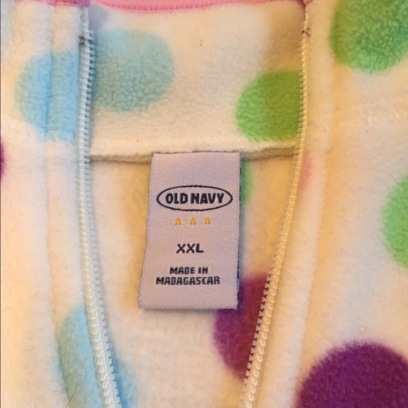 Fleece with polka dots - Picture 3 of 4