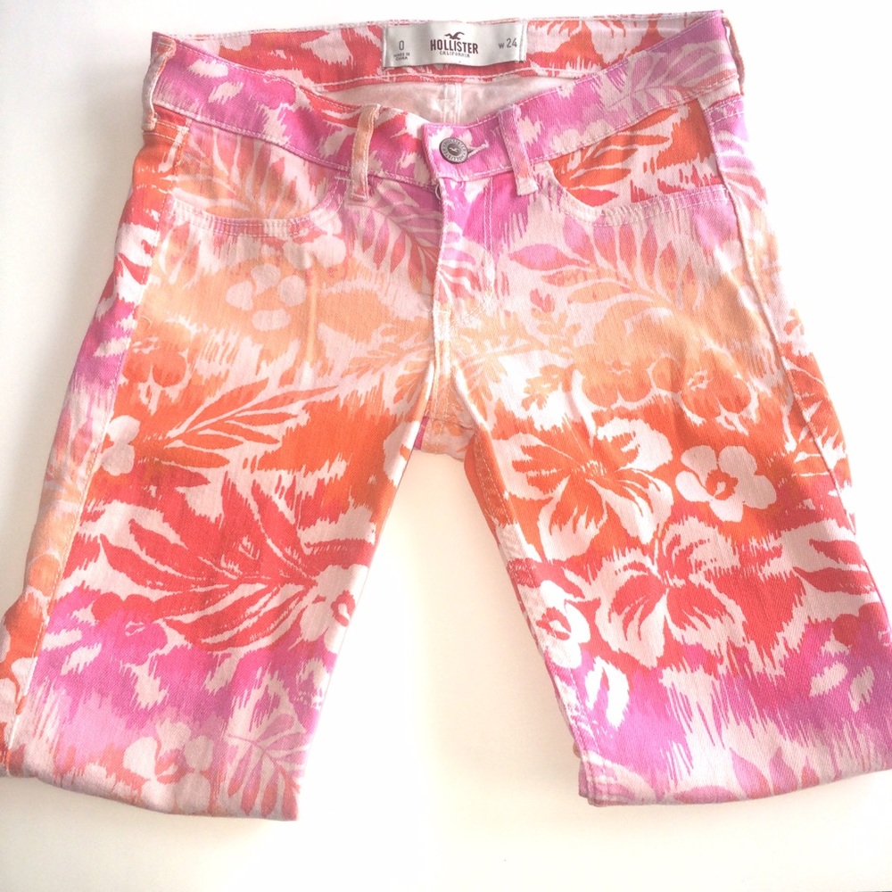 Hollister Floral Betty Skinny Jeans 👖