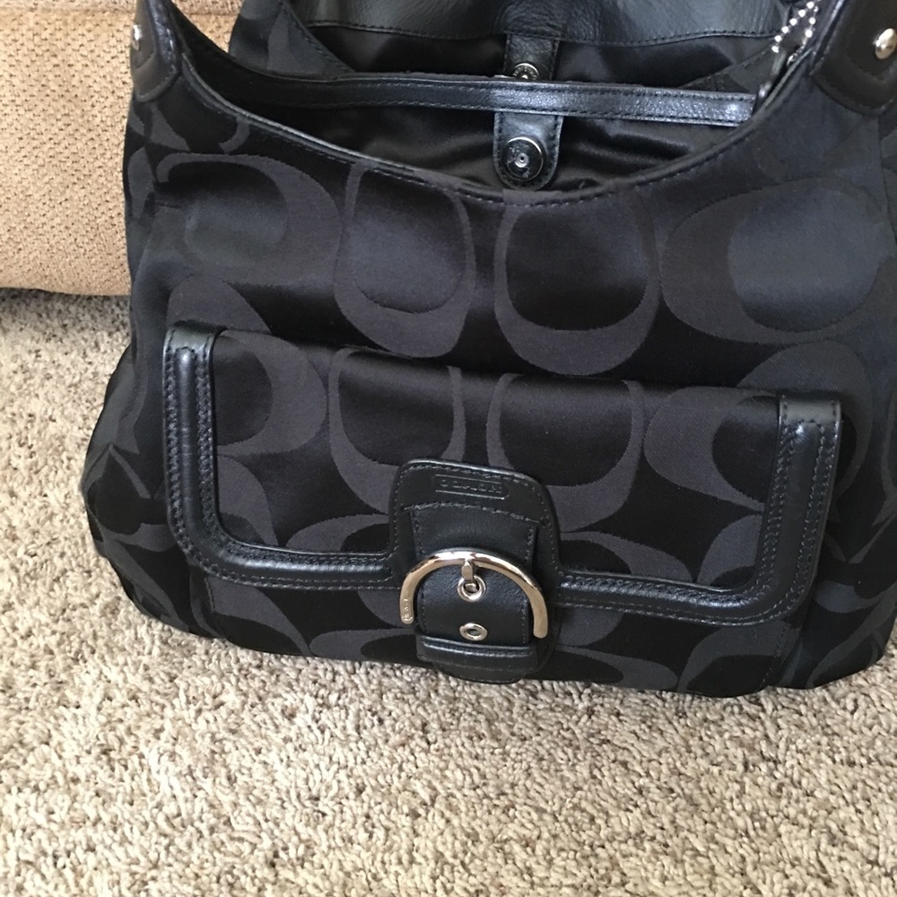Black Coach shoulder bag