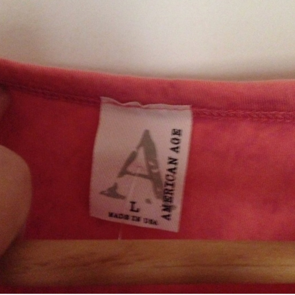 American AOE Tank Sleeveless Tee T-Shirt Sz L - Picture 3 of 3