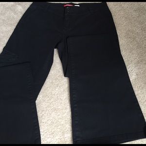 Juniors UnionBay size 9 black casual cargo pants