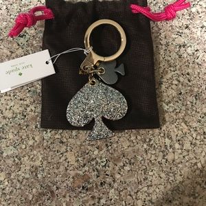 Kate spade glitter ace key fob