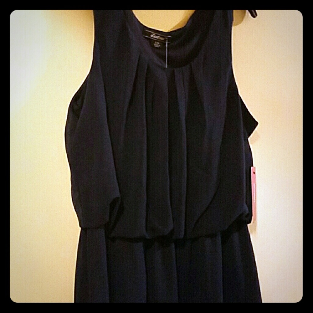Dark Navy Blue cocktail dress
