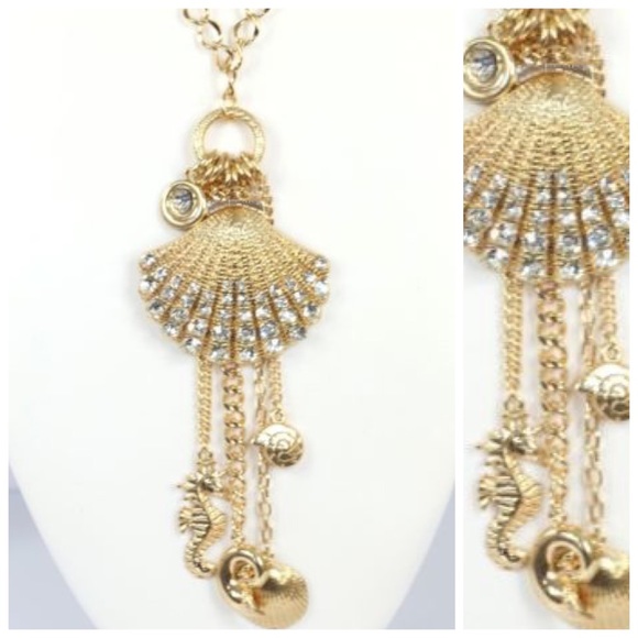 ‼️PRICE FIRM LAST CALL Sea Shell Charm Necklace D7 - Picture 2 of 6