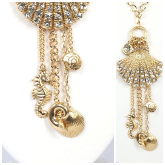 ‼️PRICE FIRM LAST CALL Sea Shell Charm Necklace D7 - Picture 3 of 6