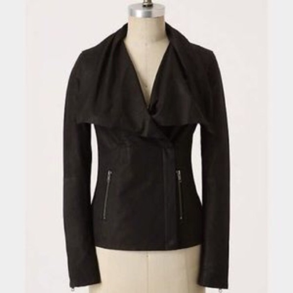 Cartonnier Anthropologie Leather Jacket (Medium)