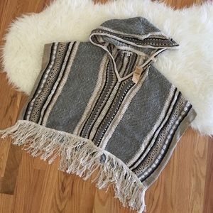 American Eagle Poncho style Knit Sweater