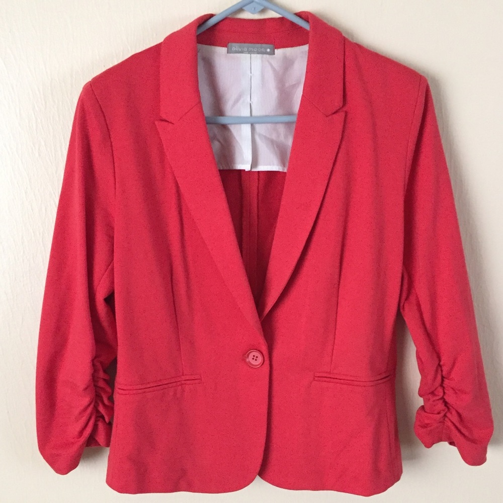 Olivia Moon red blazer