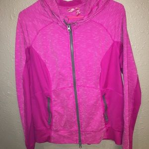 Zella hot pink zip up