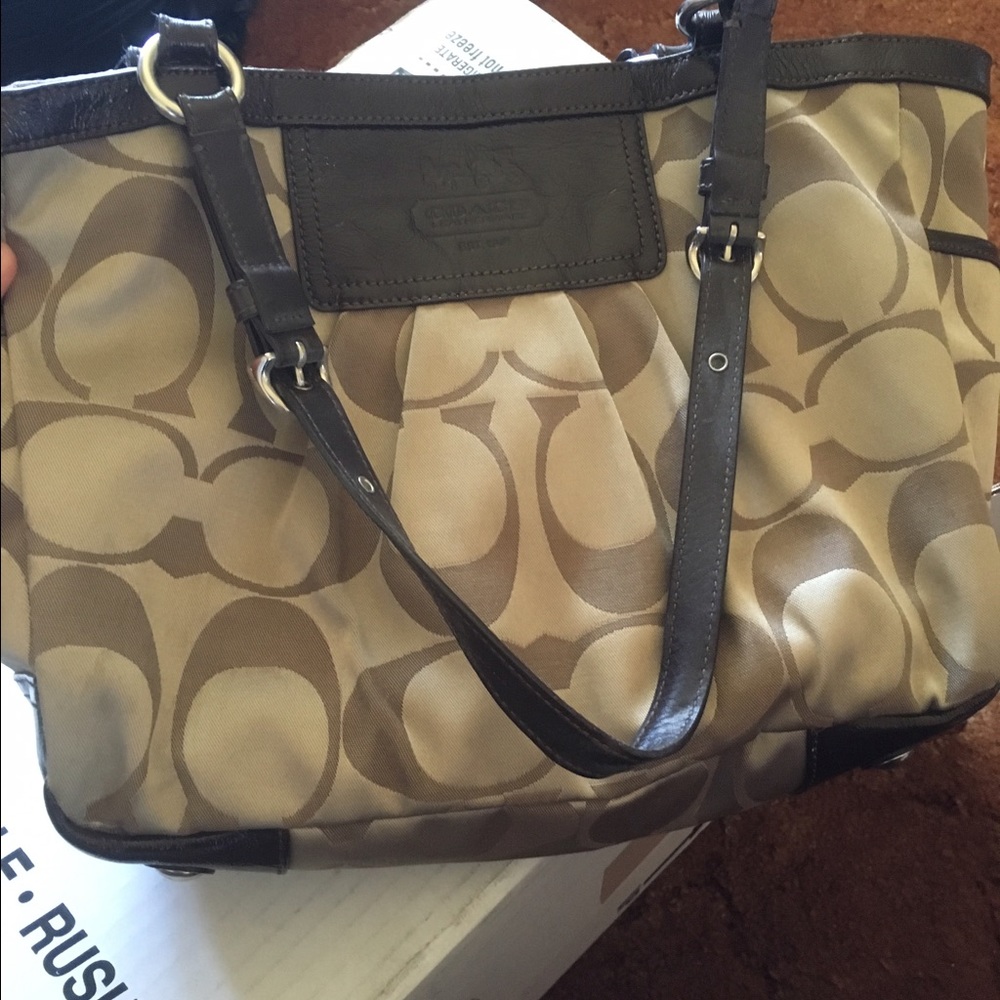 Coach purse smaller tote