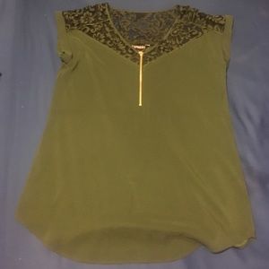 Olive Green express top