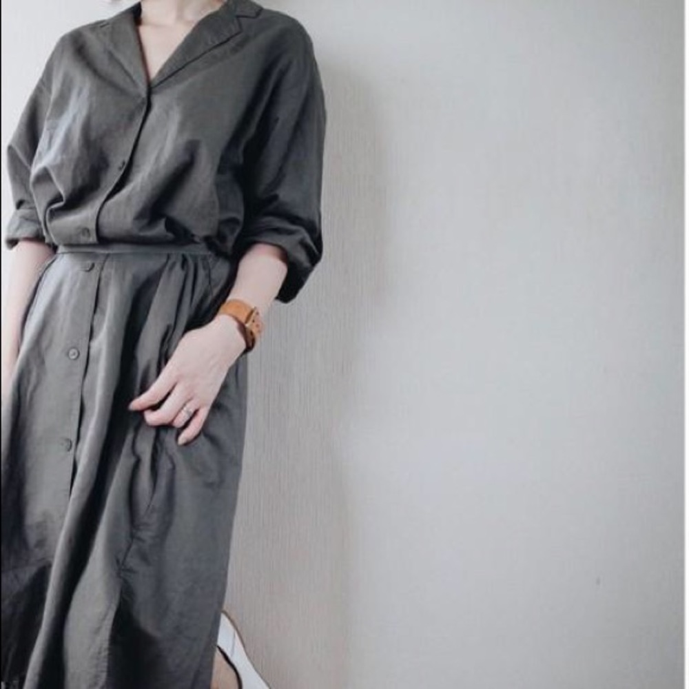 SOLD OUT//Uniqlo long jacket/dress