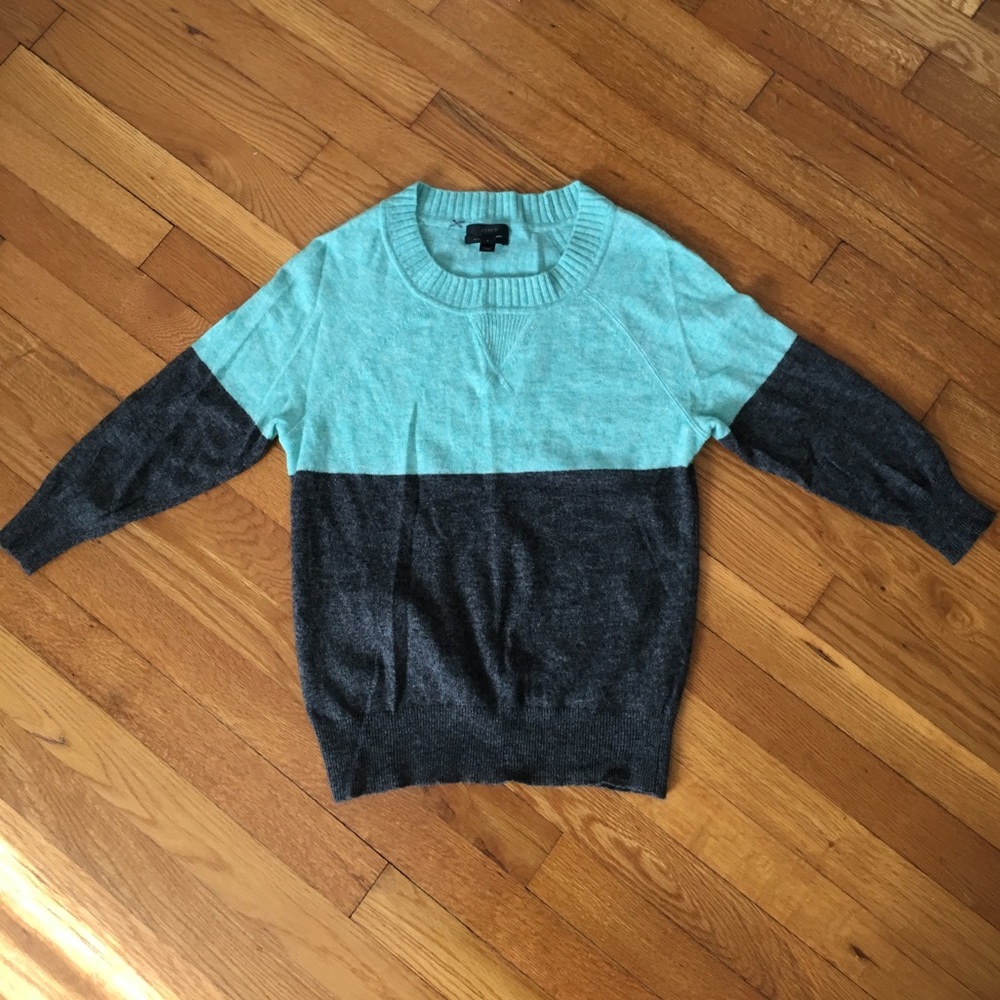 J. Crew color block sweater