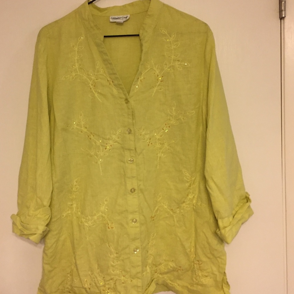 Coldwater Creek linen tunic