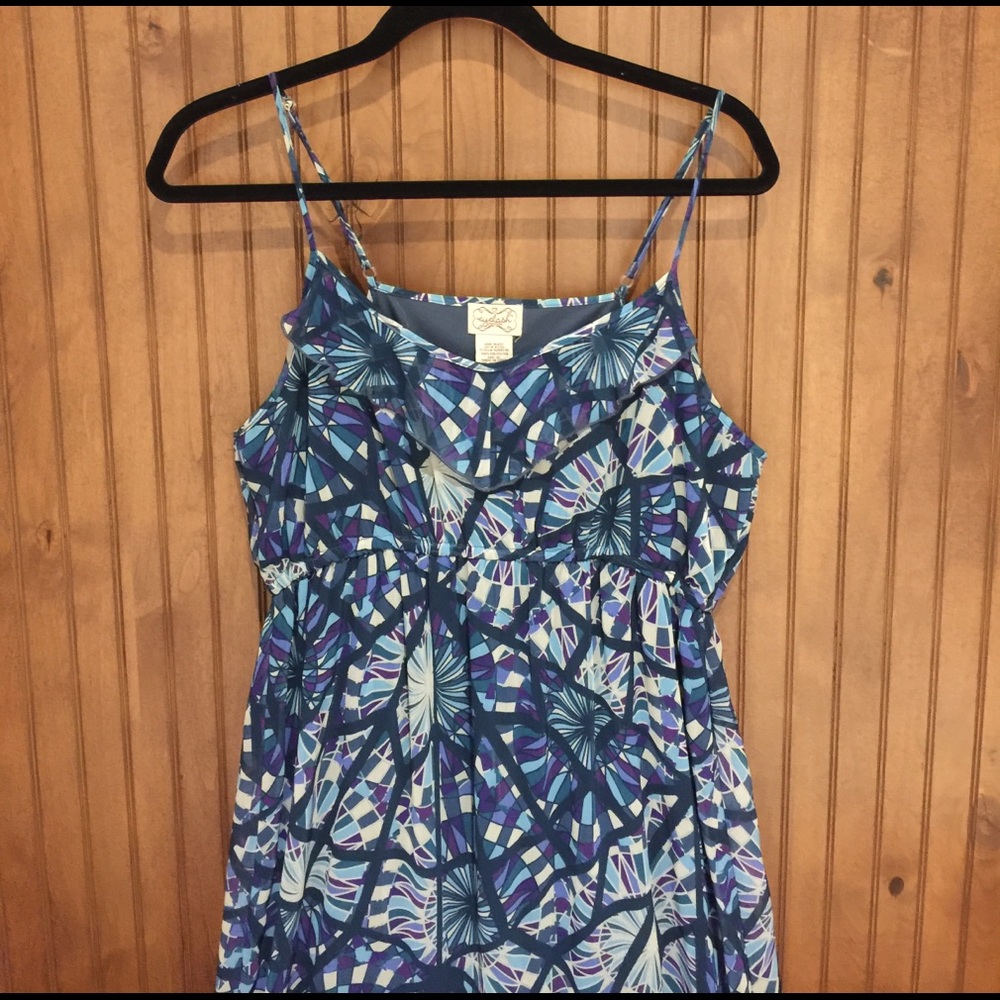 Geo Print Maxi Dress