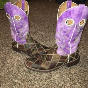 Anderson bean women's patchwork boots