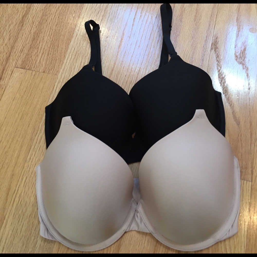 Victoria's Secret black and beige bras!