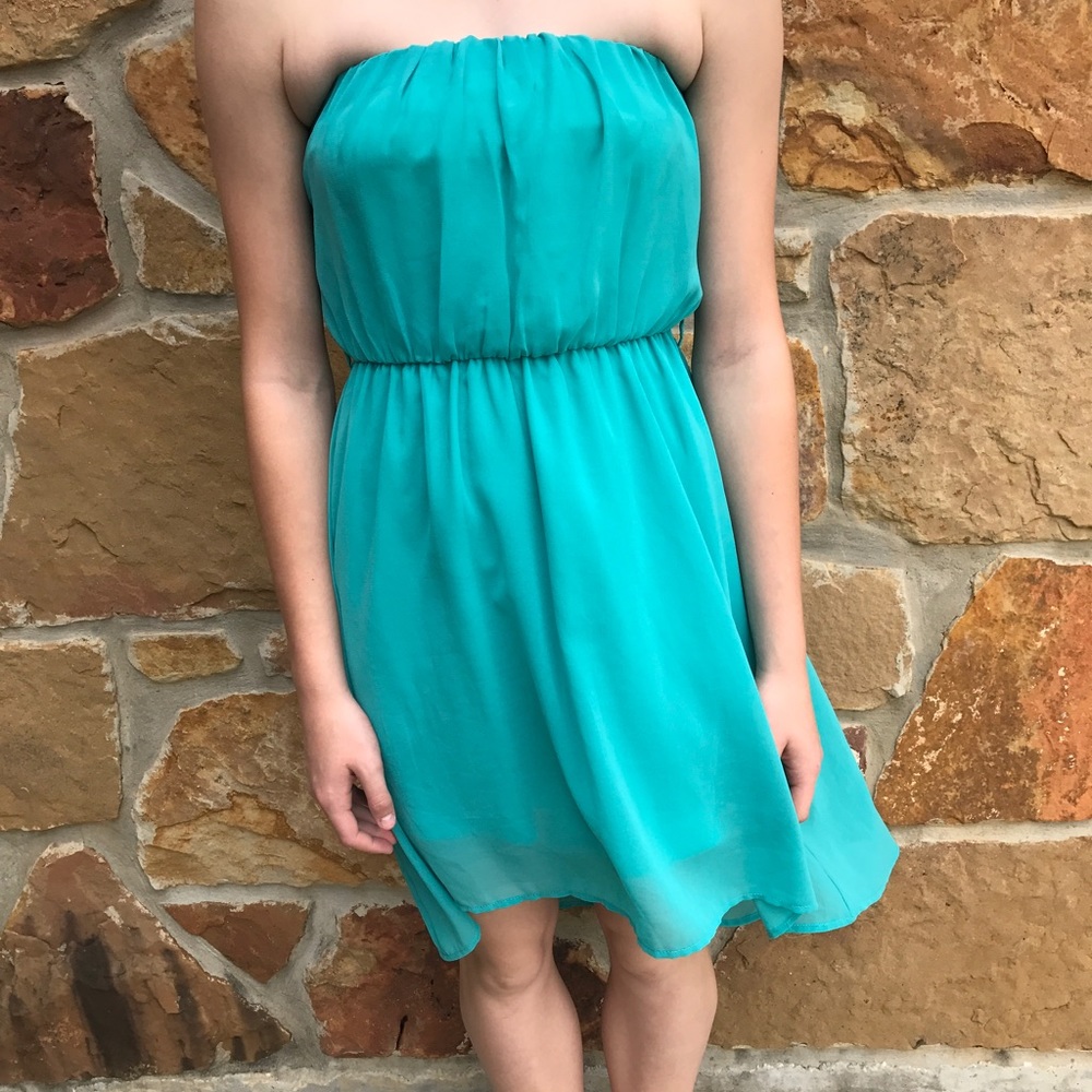 Small Teal Agaci Dress