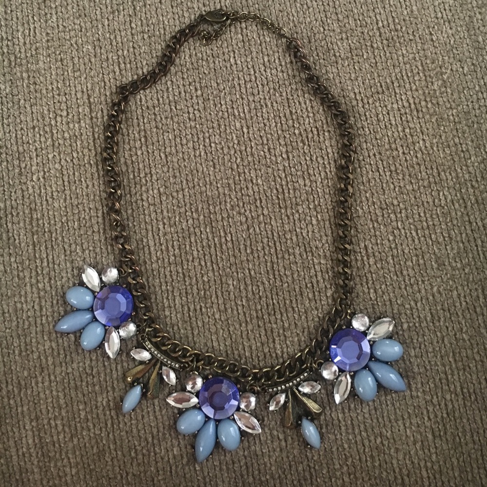 Dark copper statement necklace