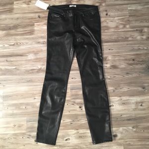 Zara Women's Faux Leather Skinny Pant
